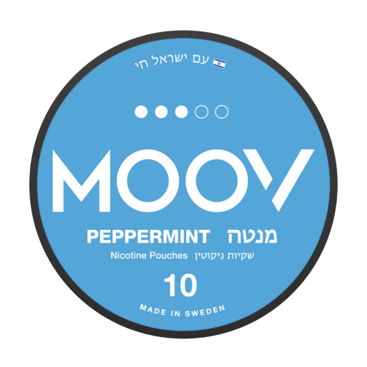 moov peppermint 10mg nicotine pouches