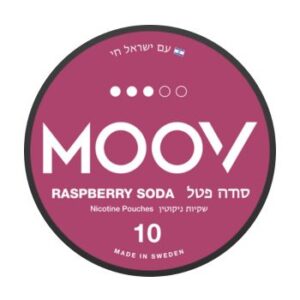 Moov Raspberry Soda 10mg nicotine pouches