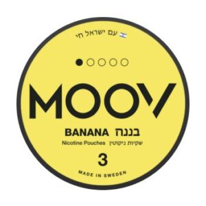מוב בננה בחוזק 3 שקיות ניקוטין