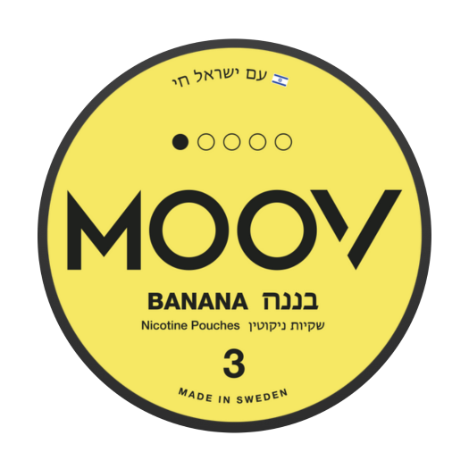 moov banana 3mg nicotine pouches